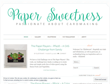 Tablet Screenshot of papersweetness.com